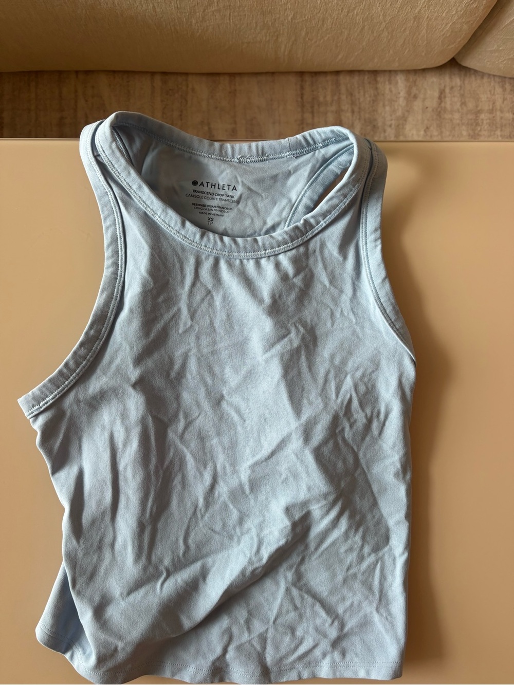Athleta women’s Pale Blue Performance Tank